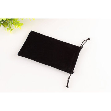 Personalized Screen Printed Drawstring Microfibre Mobile Phone Bag